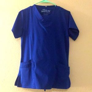 Blue scrub jogger set / blue jogger scrubs / blue scrubs set
